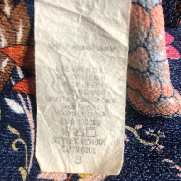 I. Madeline Midi Dress Small Long Sleeve Floral - Picture 11 of 11